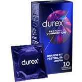 DUREX - PERFECT CONNECTION SILICONE LUBRICATION EXTRA 10 UNITS
